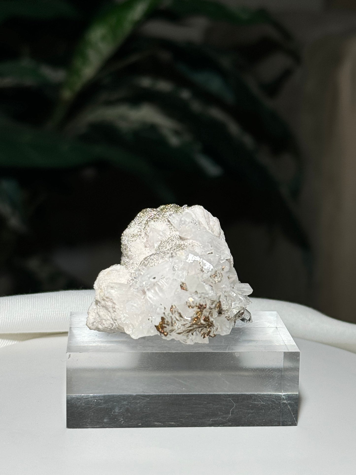 Quartz, Calcite & Chalchopyrite