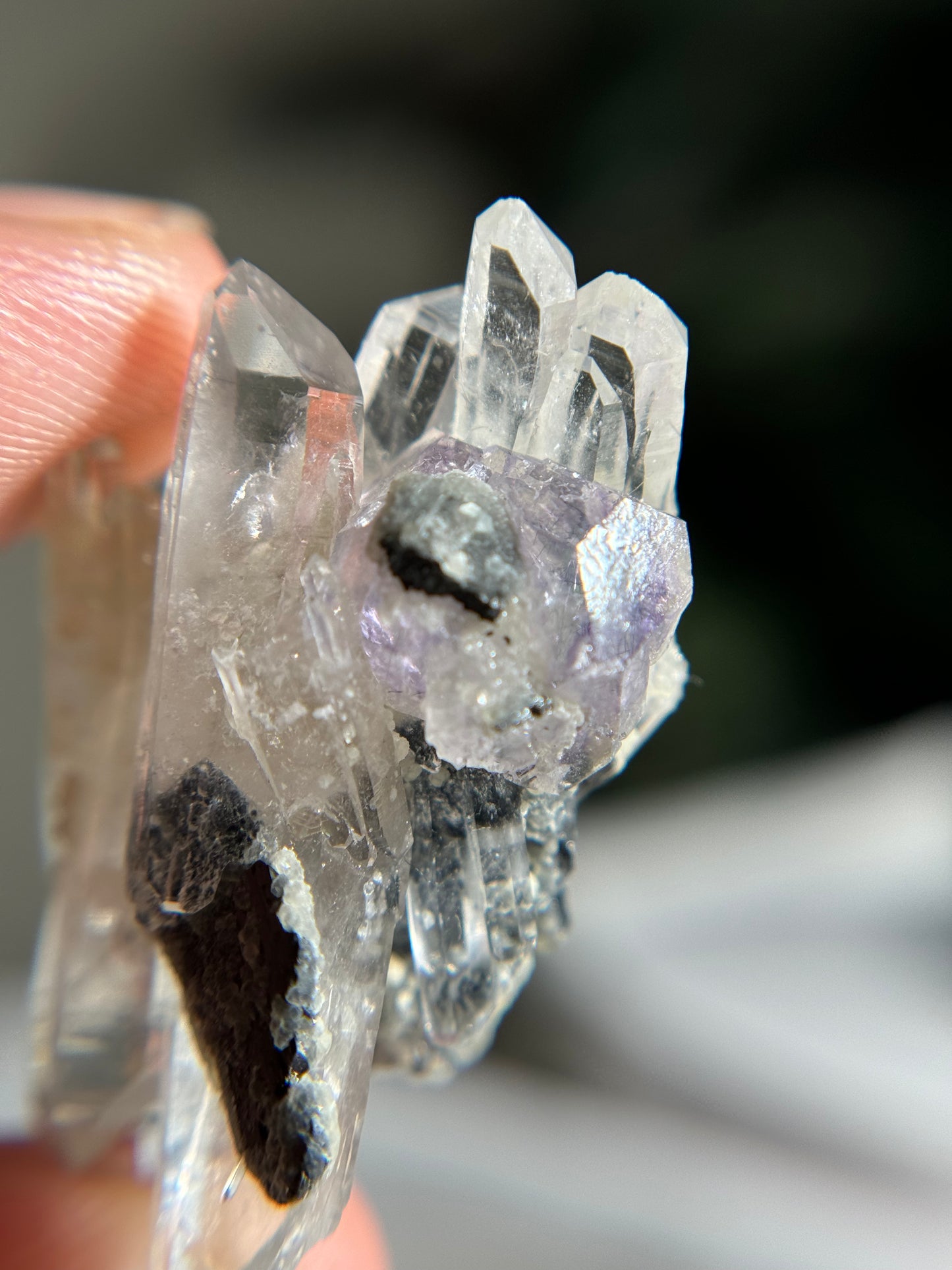 Quartz with Minor Fluorite