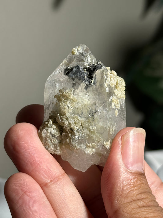 Quartz, Boulangerite & Mica