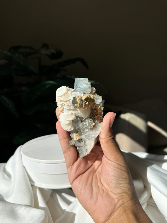 Quartz, Calcite, Dolomite & Fluorite