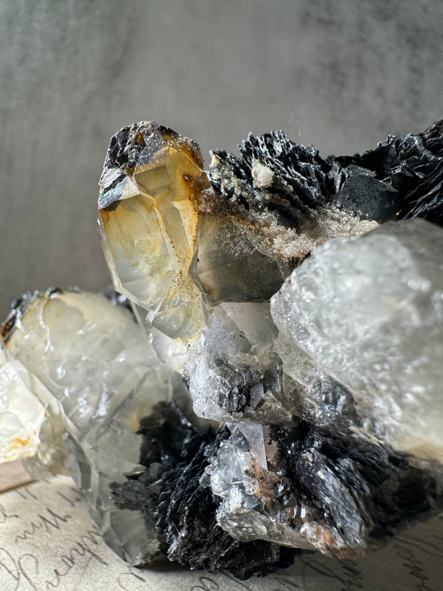 Quartz with Hematite