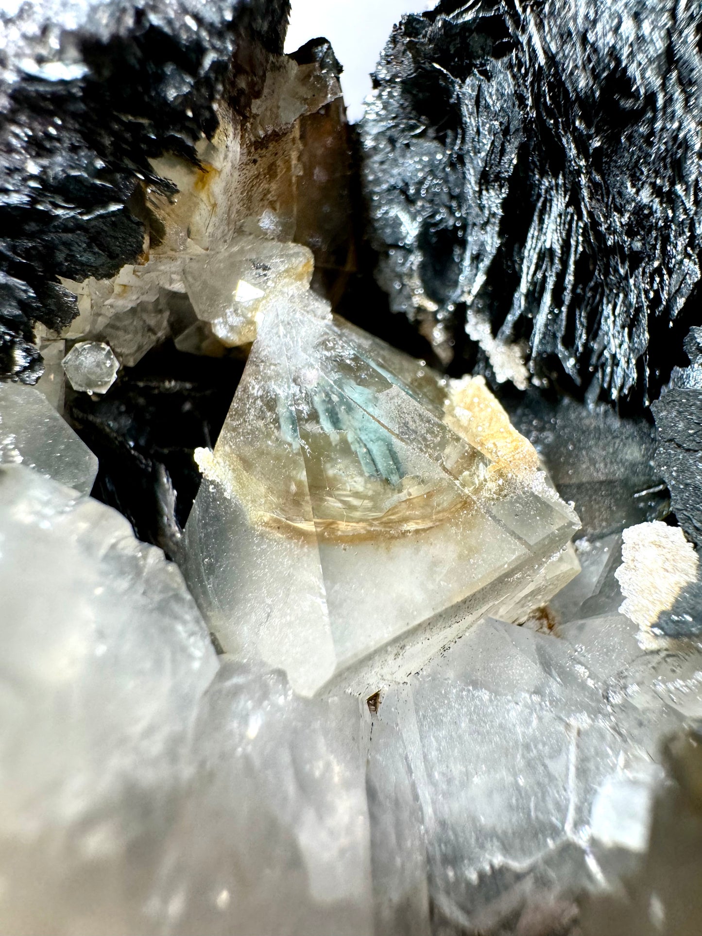 Quartz with Hematite