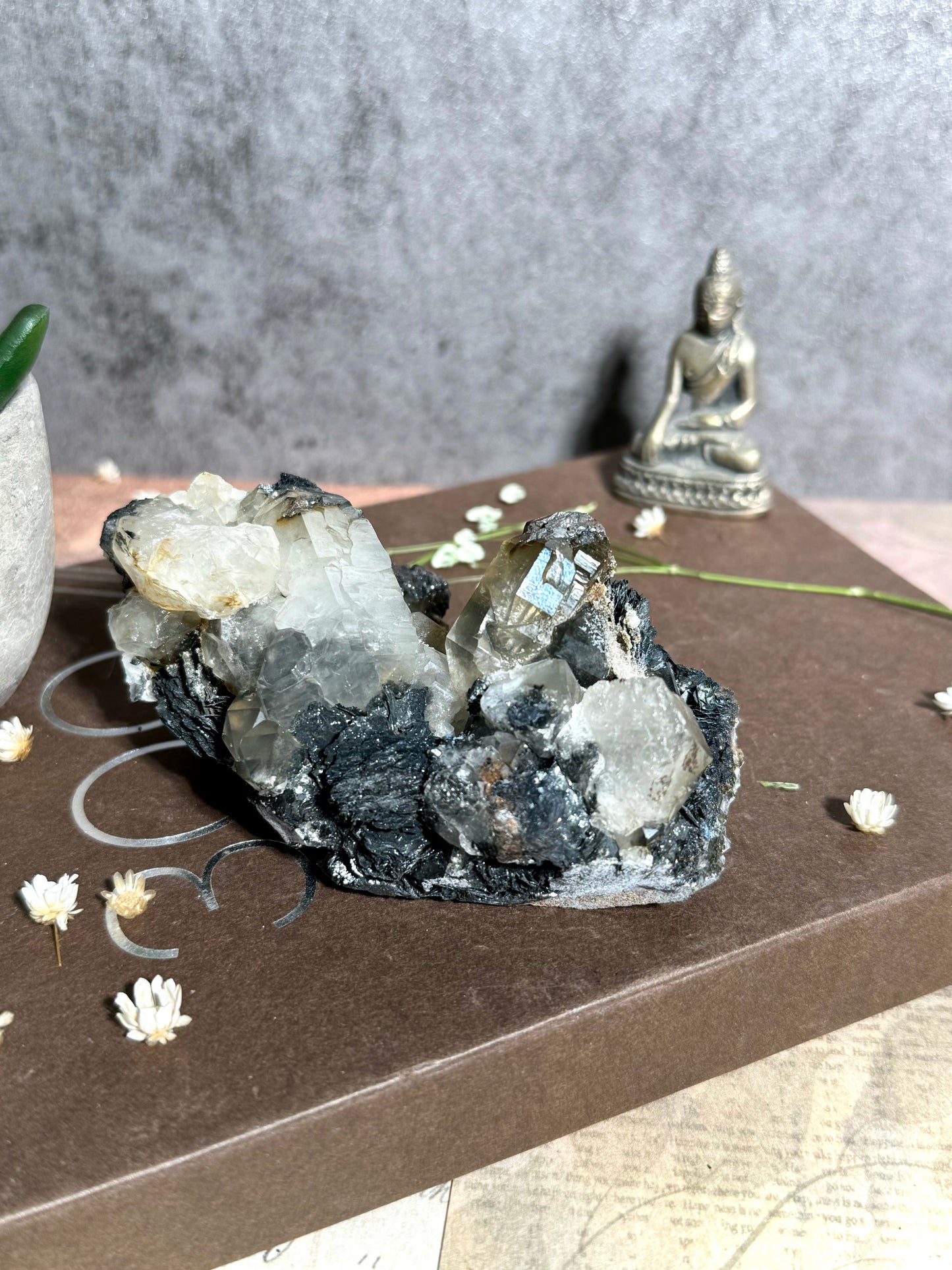 Quartz with Hematite