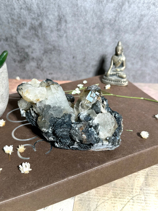 Quartz with Hematite