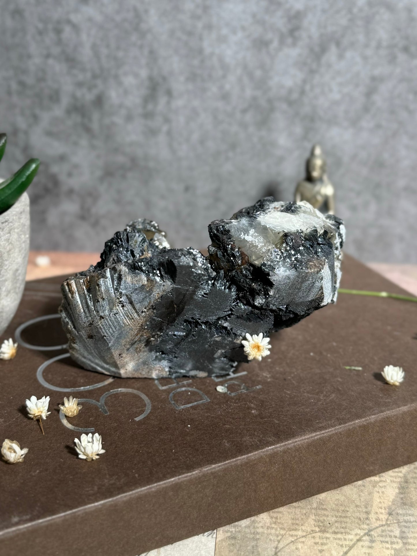 Quartz with Hematite