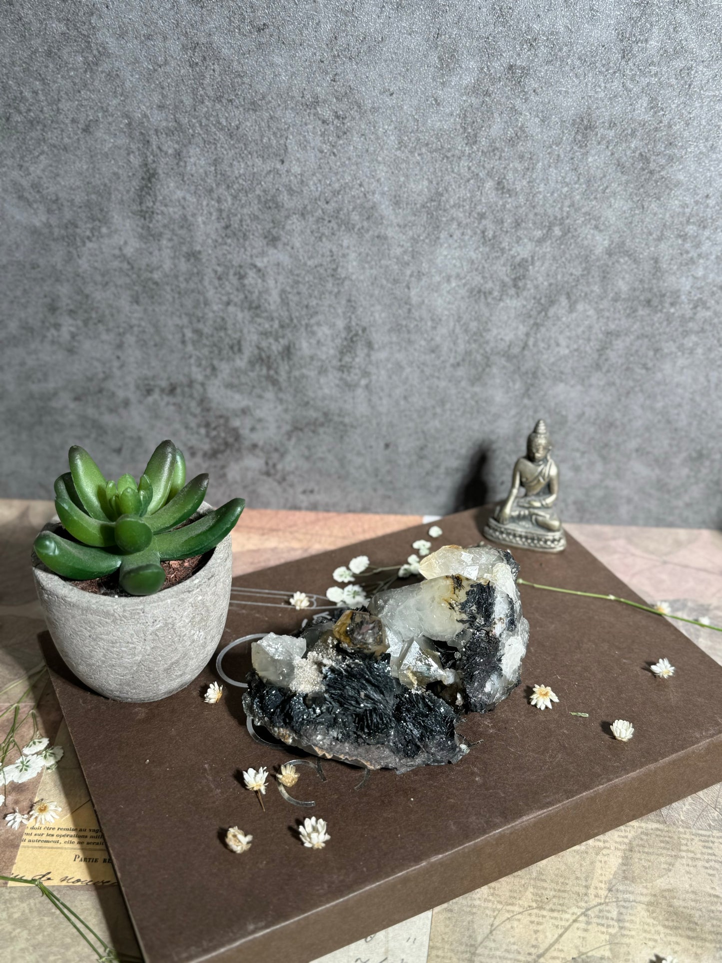 Quartz with Hematite