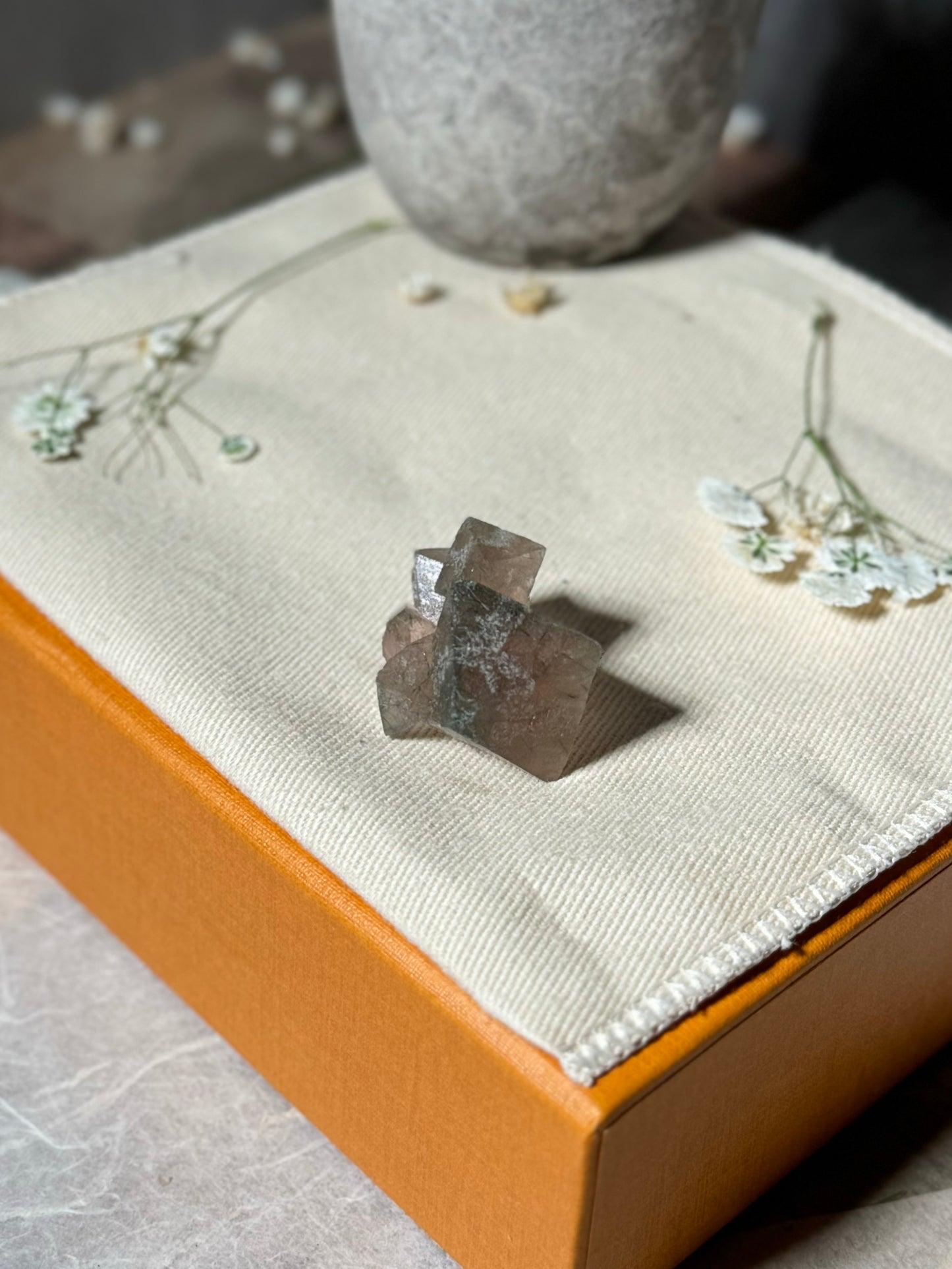 Red Octahedral Fluorite