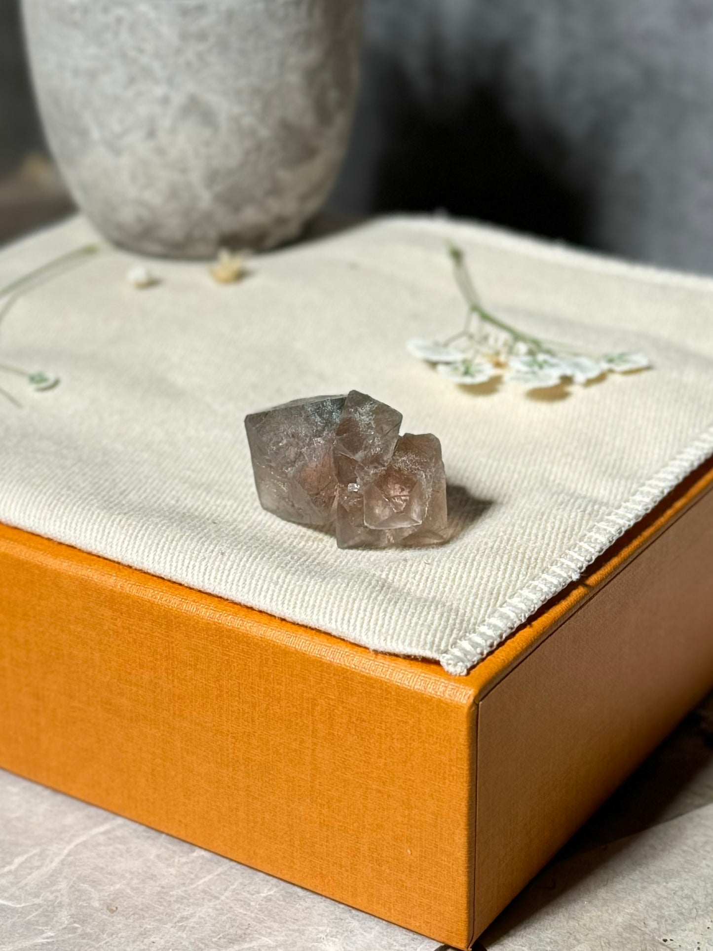 Red Octahedral Fluorite