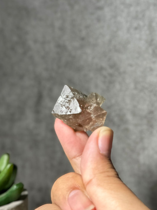 Red Octahedral Fluorite