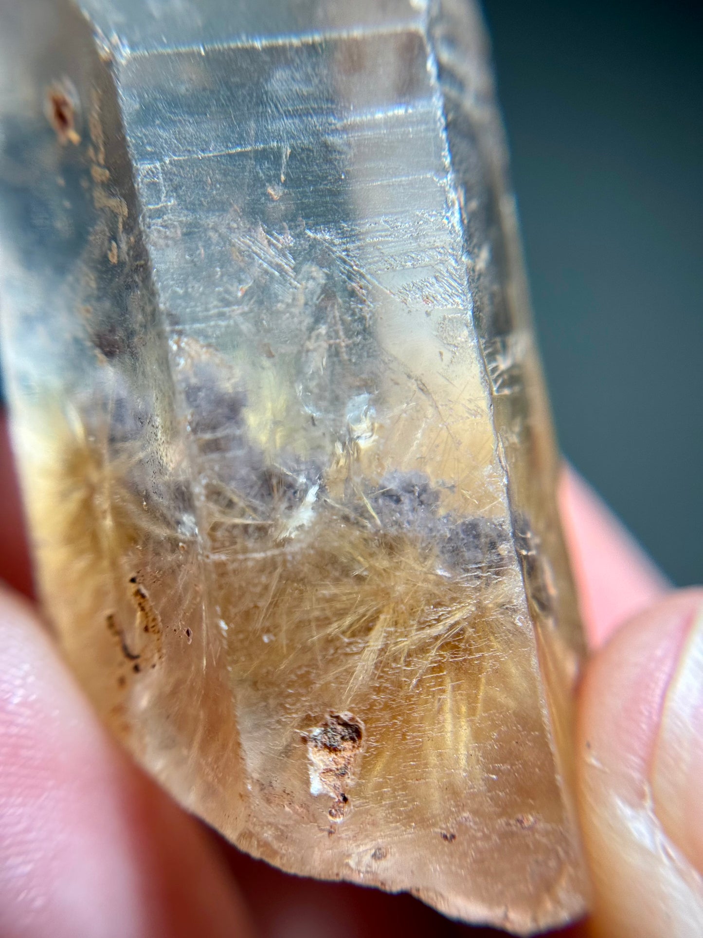 Rutile in Quartz