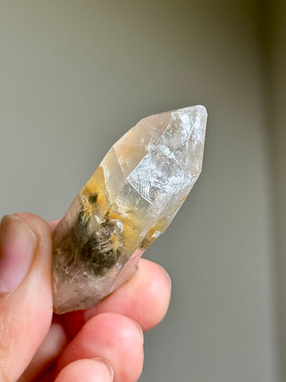 Dandelion Rutile in Quartz