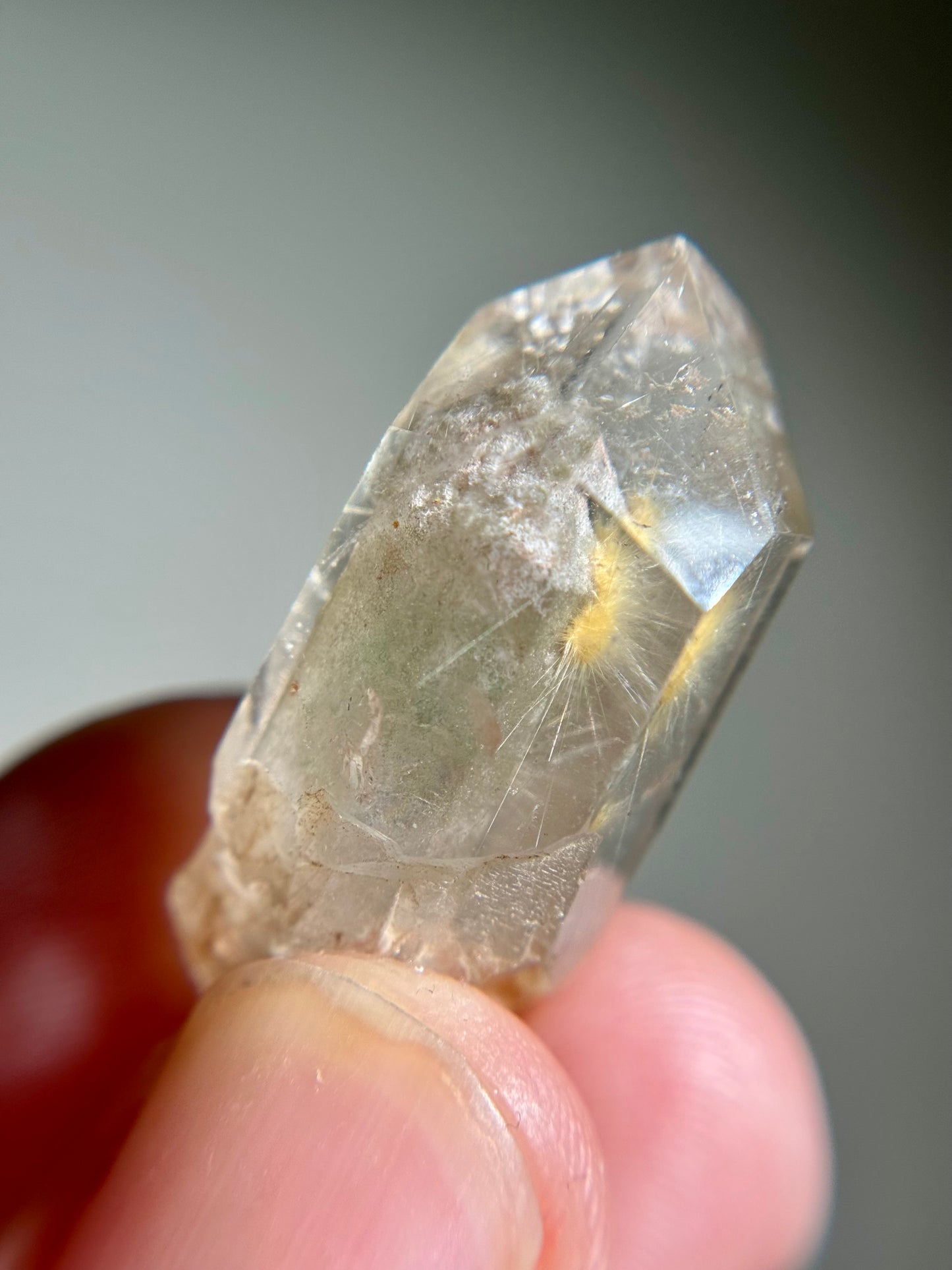 Dandelion Rutile in Quartz (Polished)