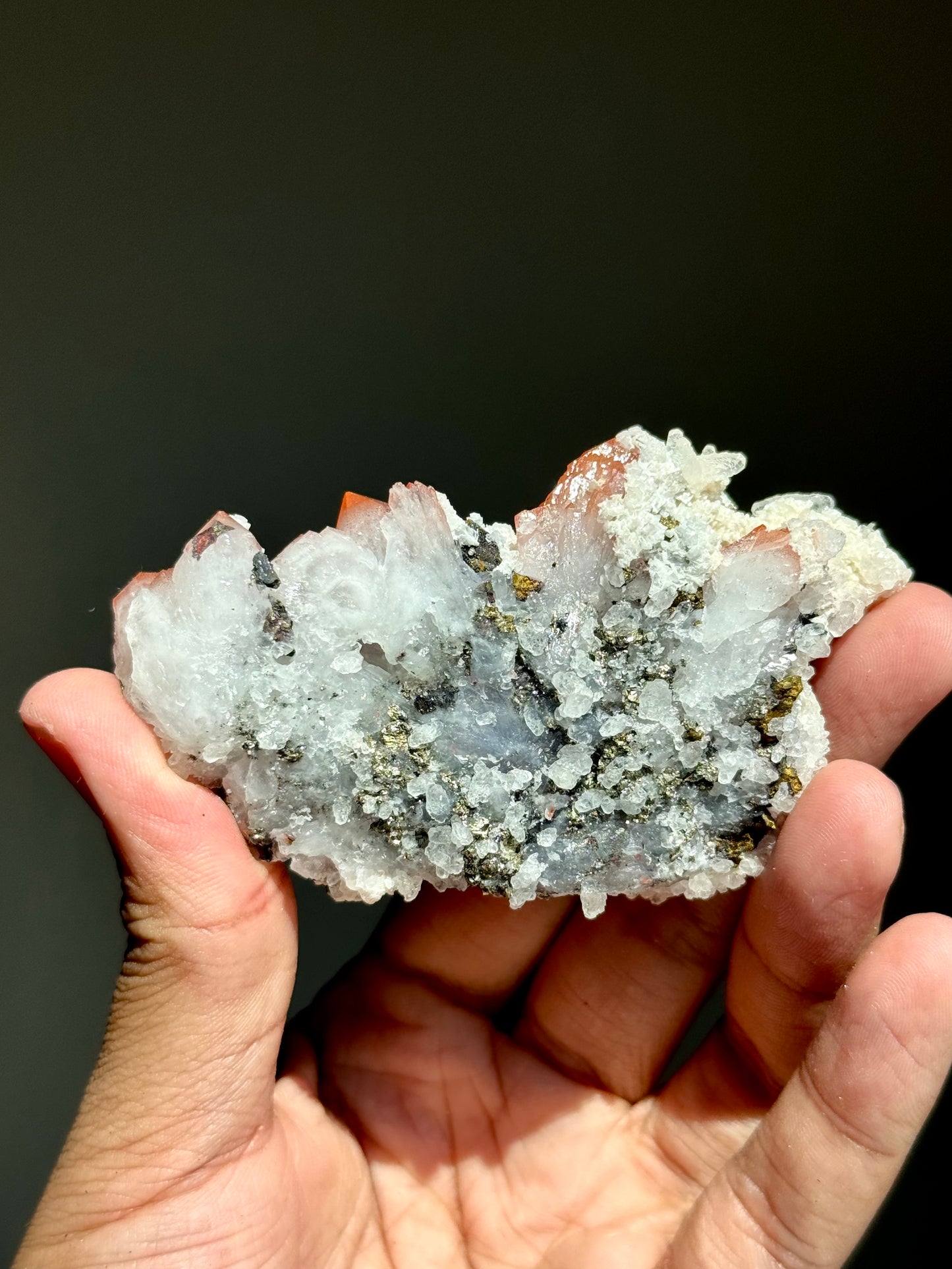 Quartz, Dolomite & Chalchopyrite