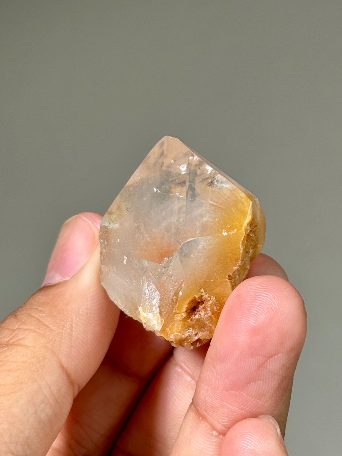 Semi-Polished Himalayan Quartz with Rutile