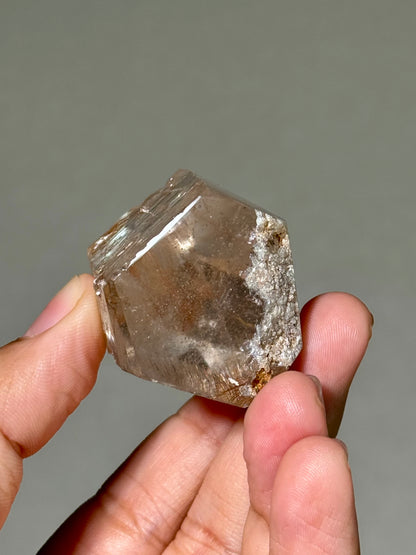 Semi-Polished Himalayan Quartz with Rutile