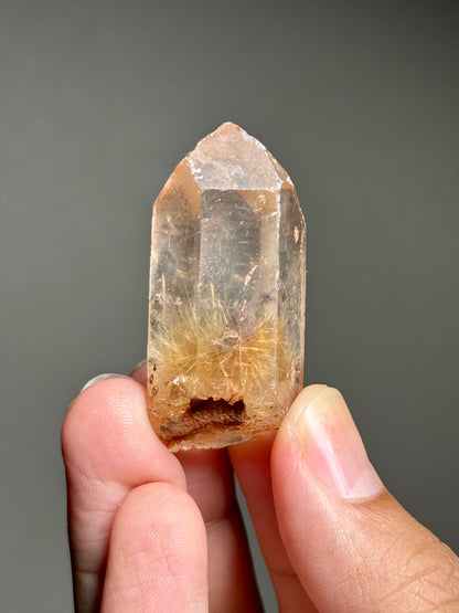 Rutile in Quartz