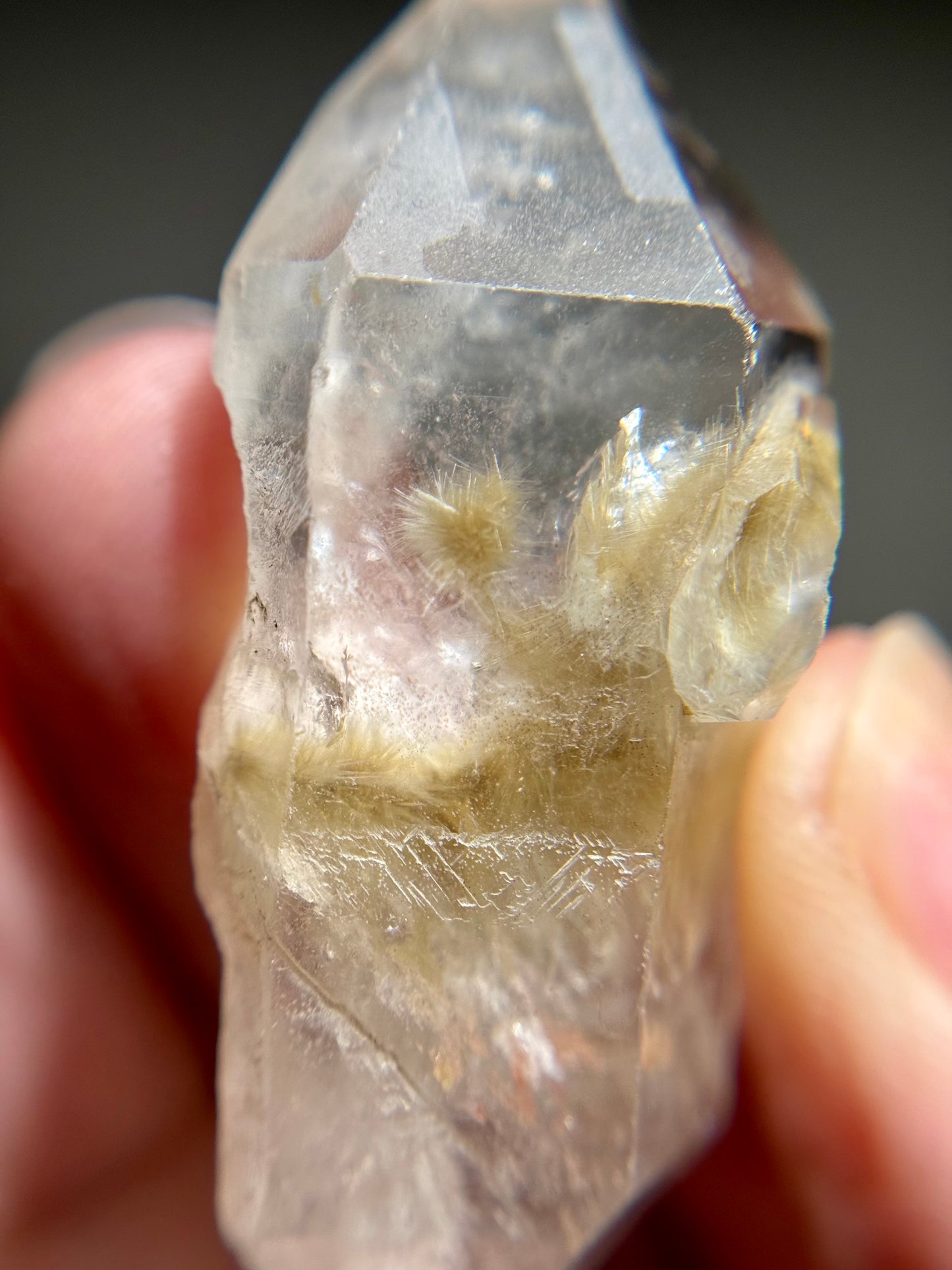 Dandelion Rutile in Quartz