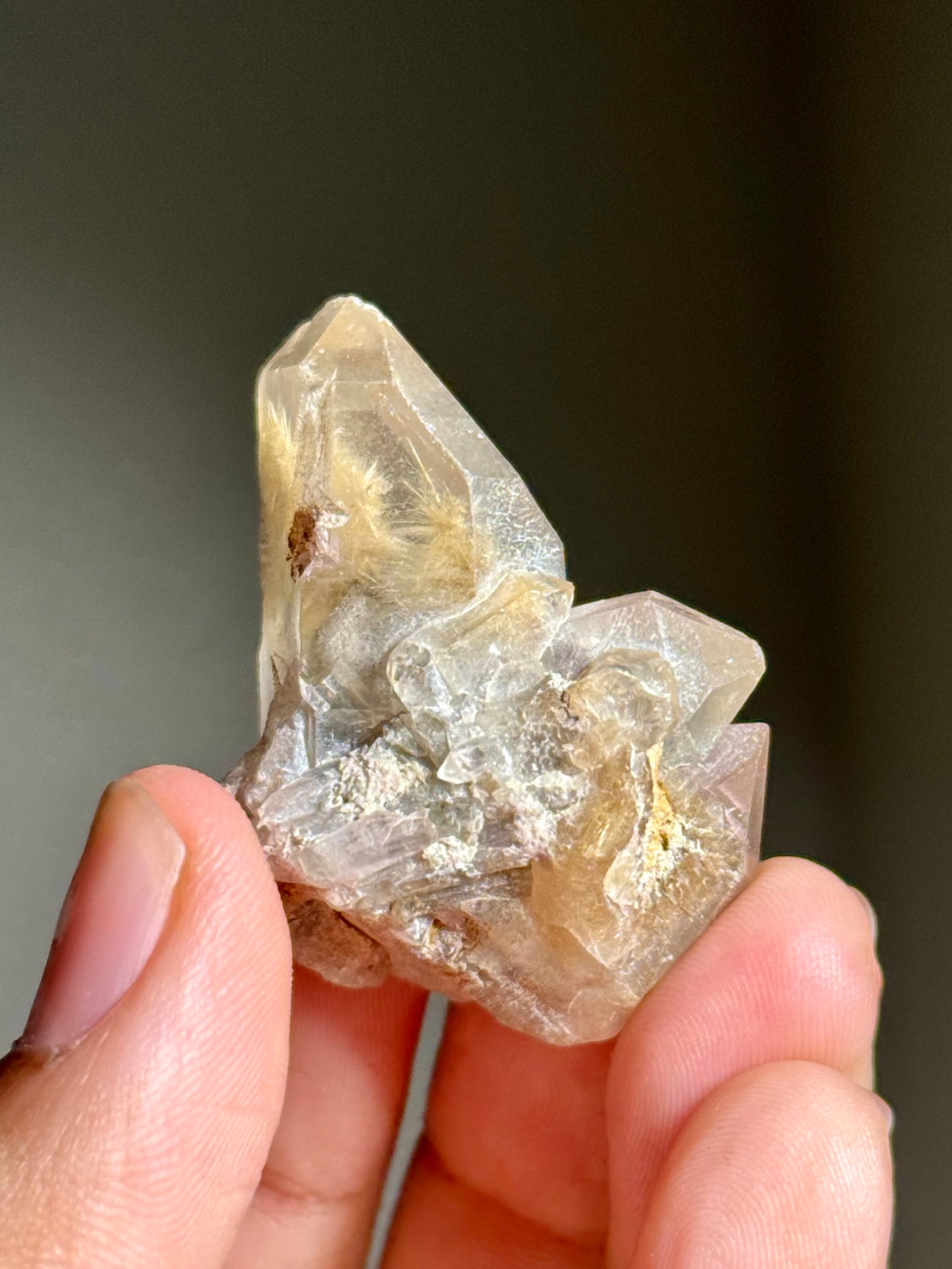Rutile in Quartz
