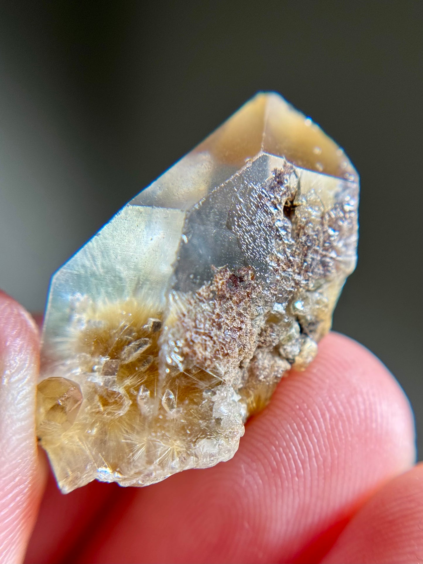 Dandelion Rutile in Quartz