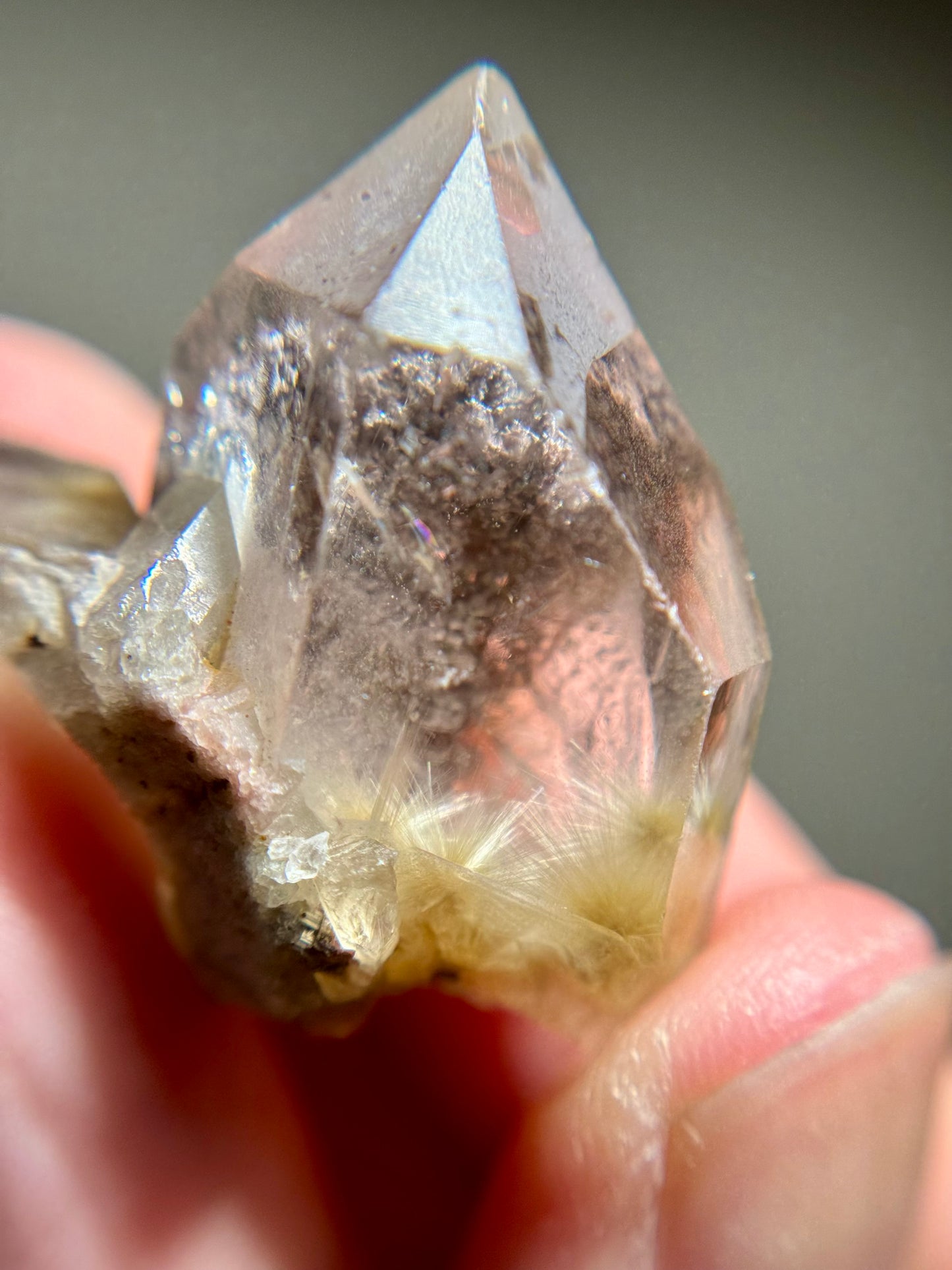Dandelion Rutile in Quartz