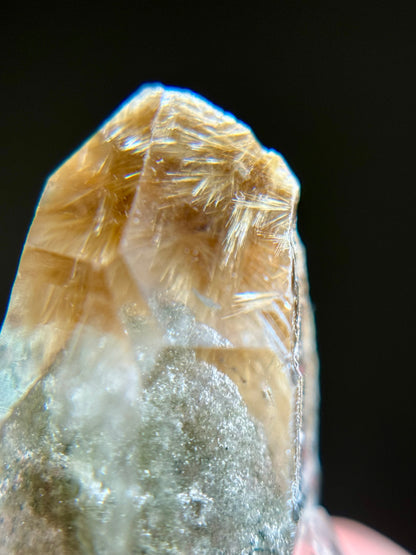 Rutile in Quartz