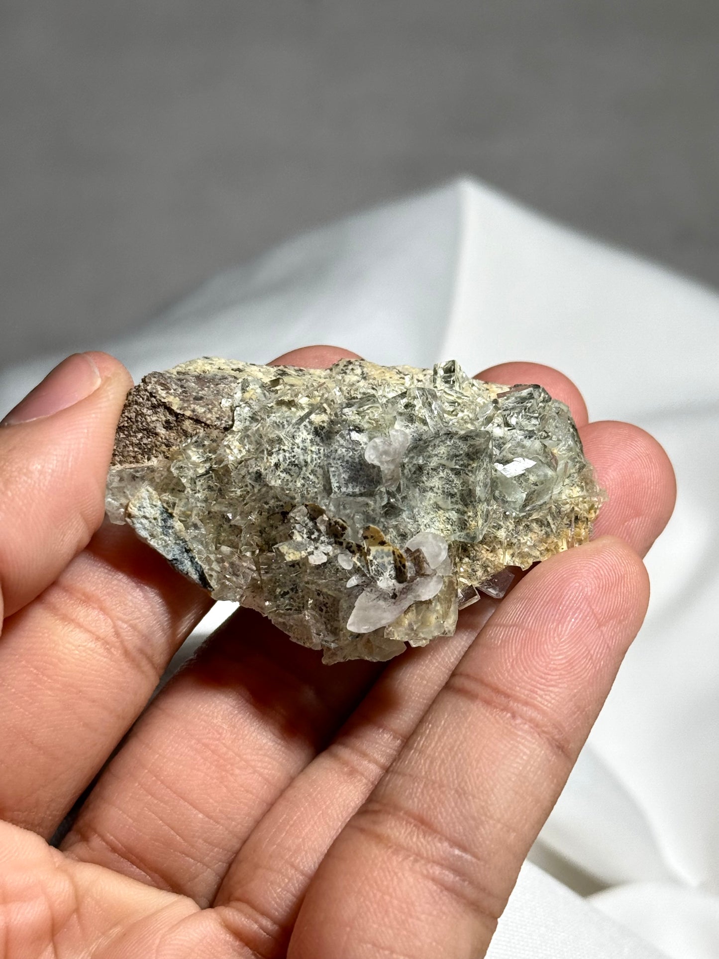 Fluorite & Calcite w/Dendrites