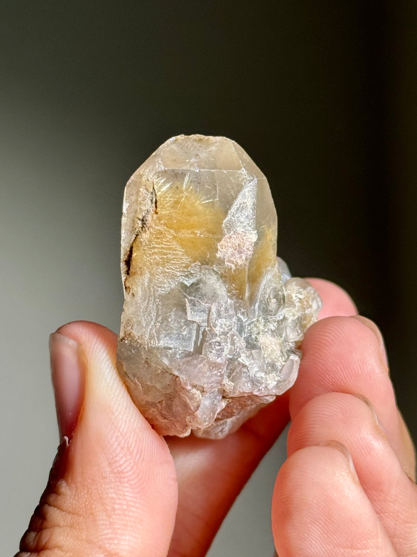 Rutile in Quartz