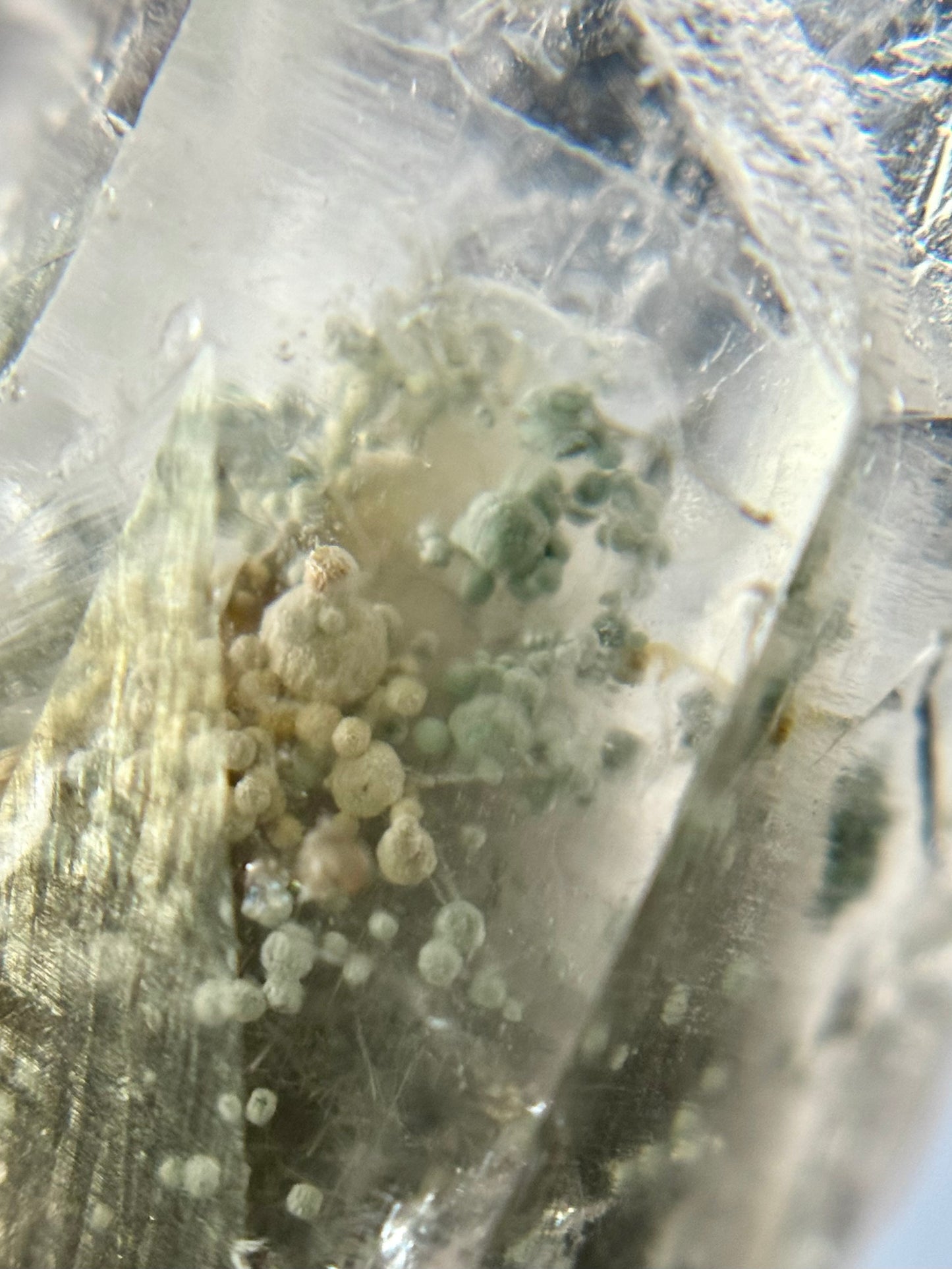 Tremolite & Cookite in Quartz