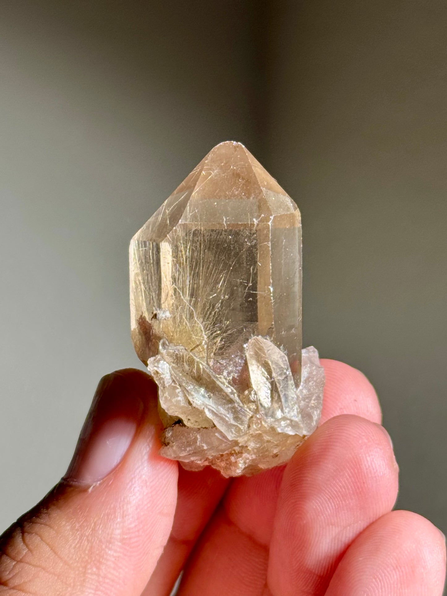 Smoky Quartz with Rutile
