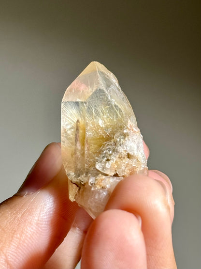 Rutile in Quartz