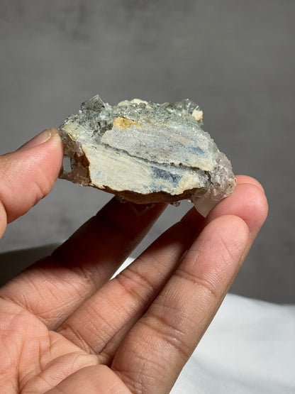 Fluorite & Calcite w/Dendrites