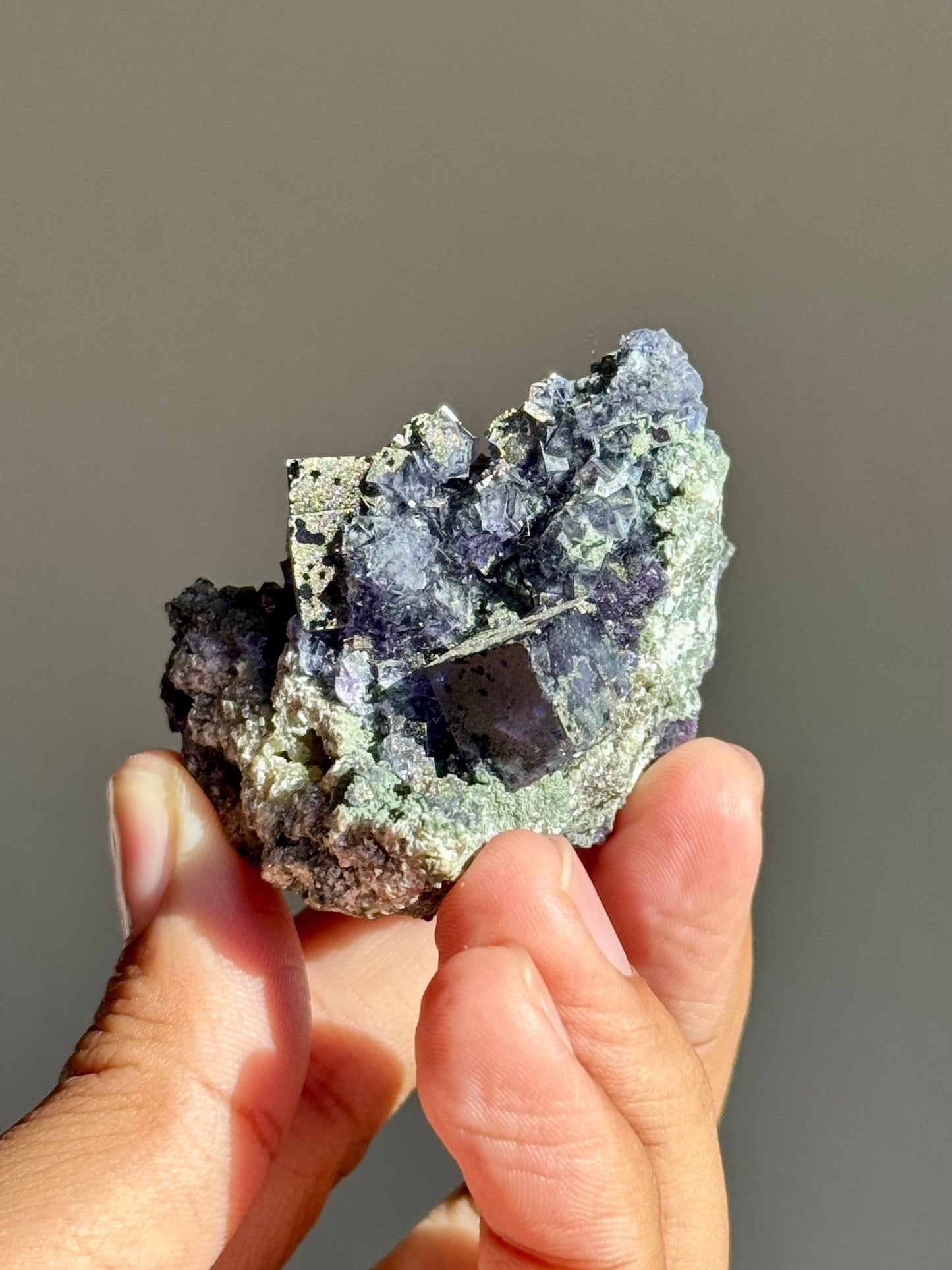 Fluorite & Pyrite