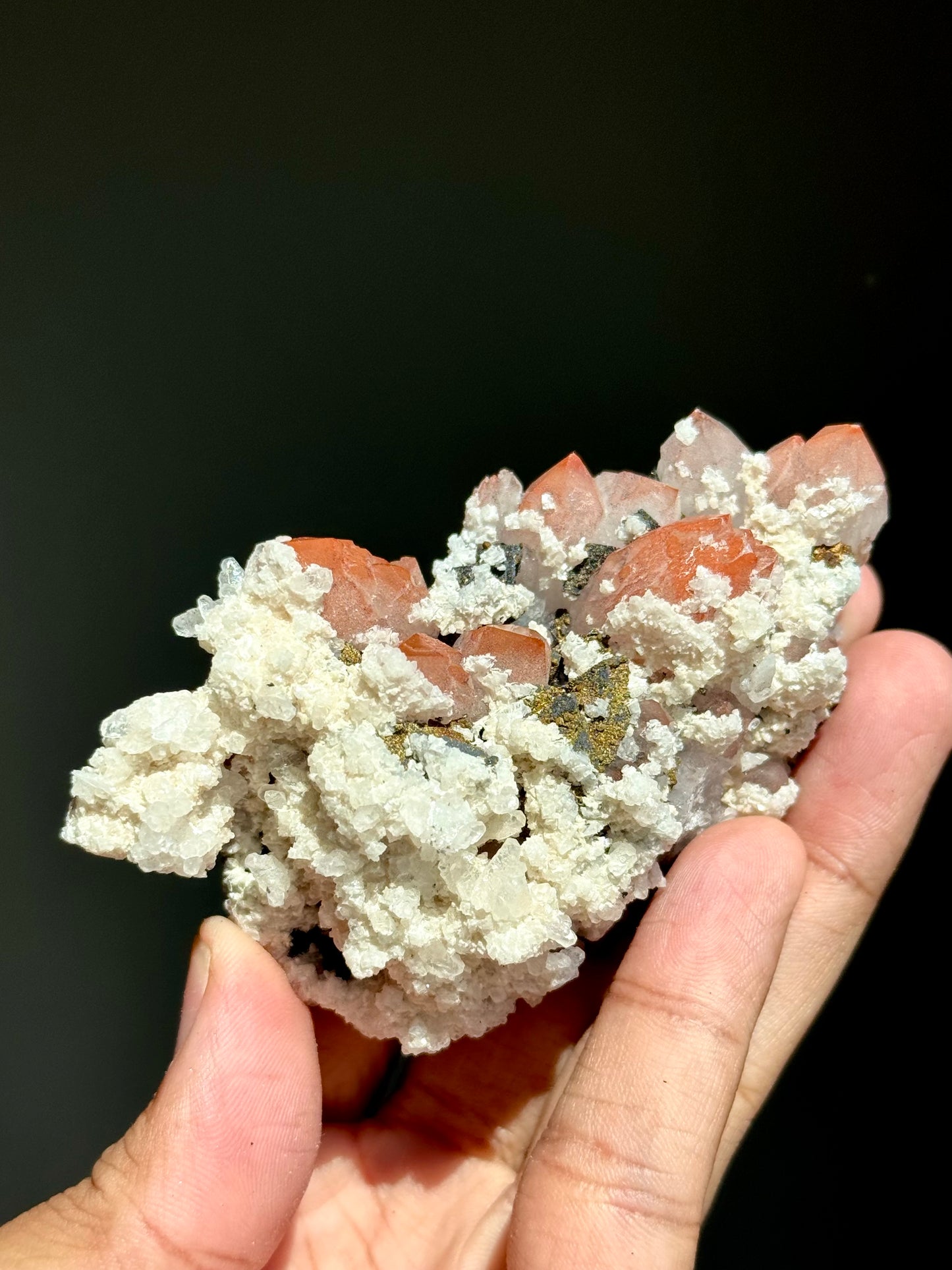 Quartz, Dolomite & Chalchopyrite
