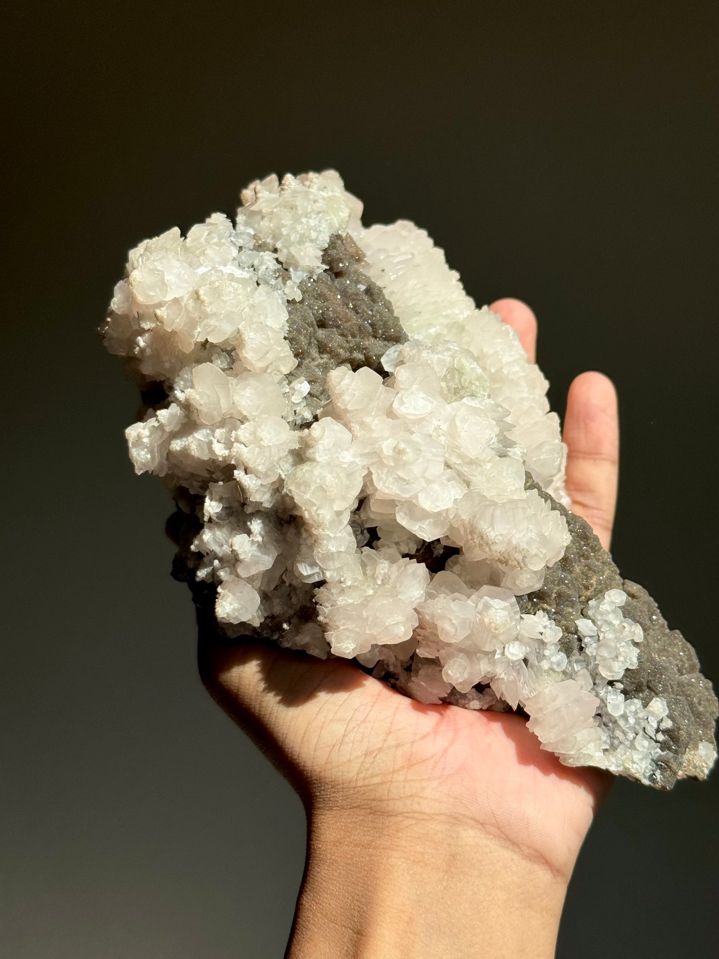 Andradite Garnet & Calcite