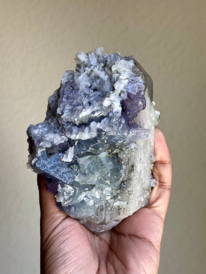 Quartz, Calcite & Fluorite