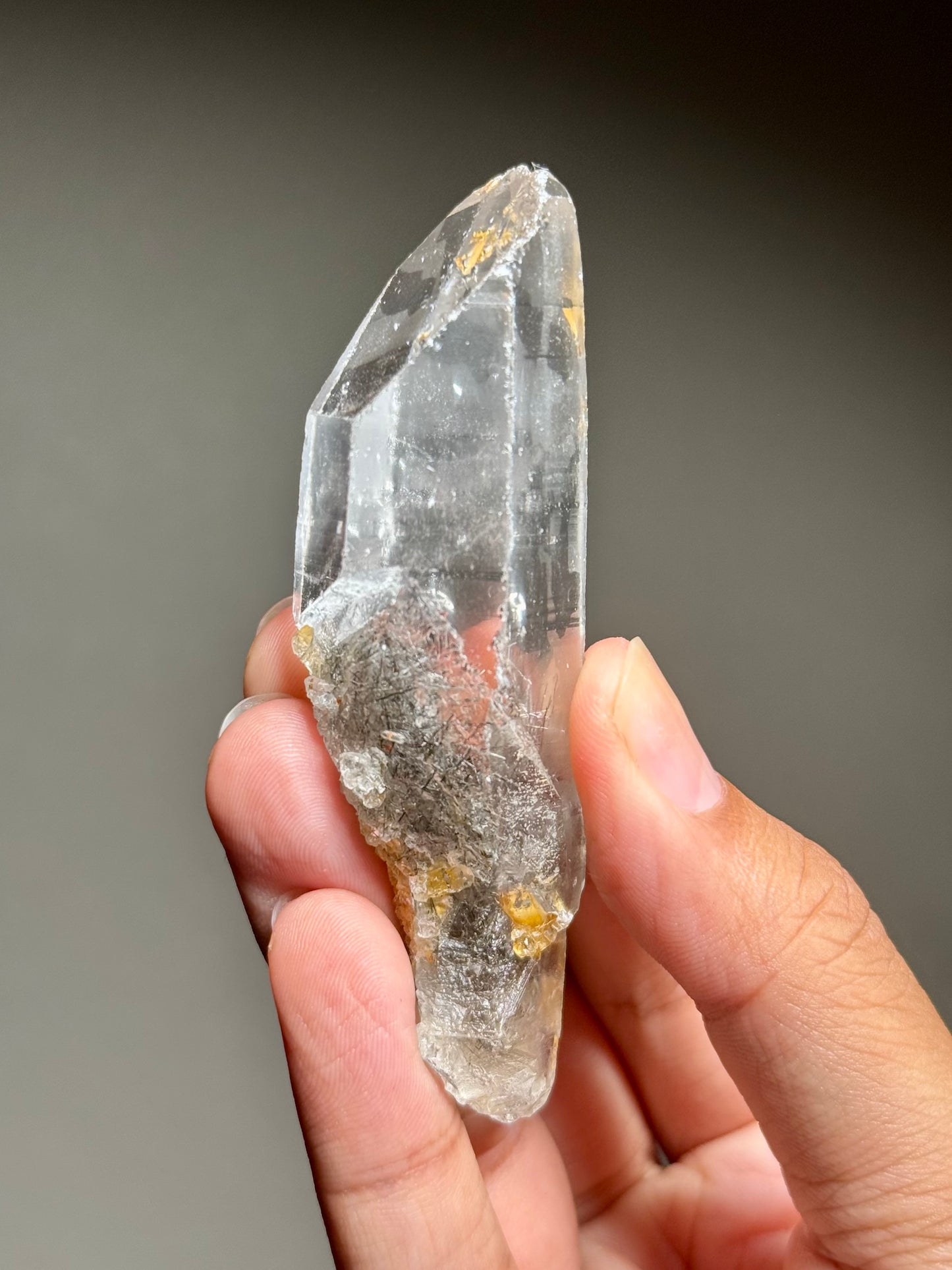 Rutile in Quartz