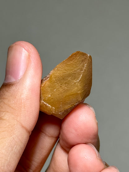 Semi-Polished Himalayan Quartz with Rutile