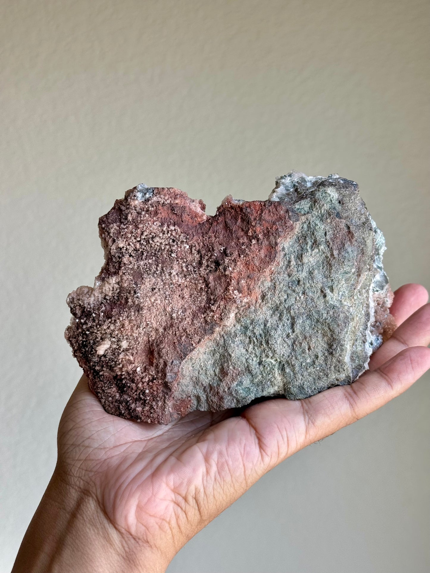 Calcite, Hematite & Quartz