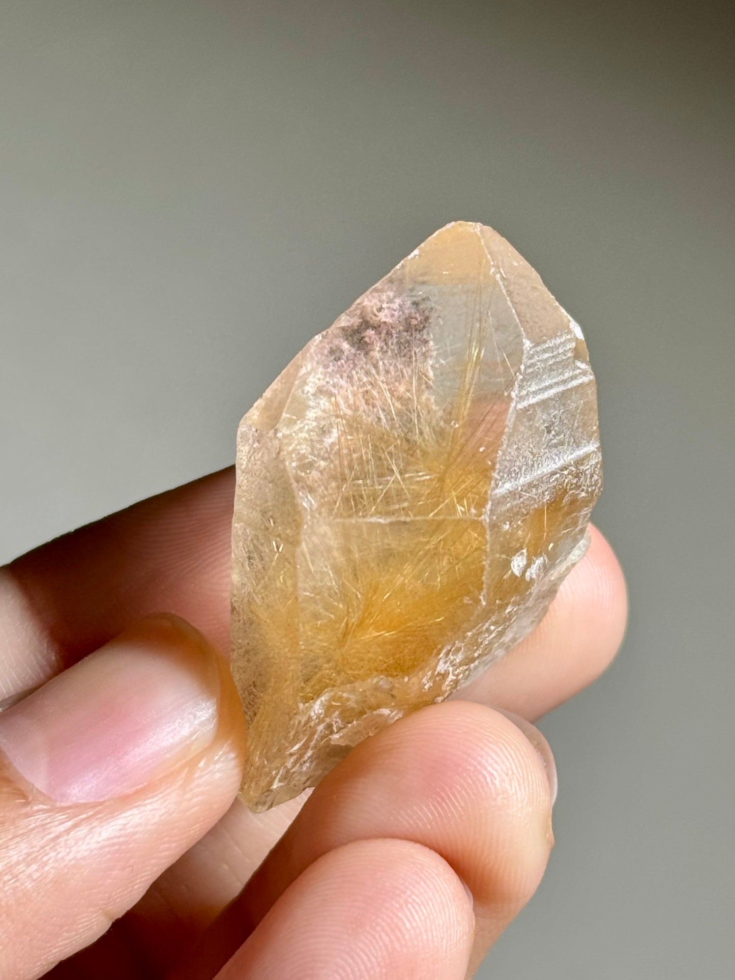 Rutile in Quartz