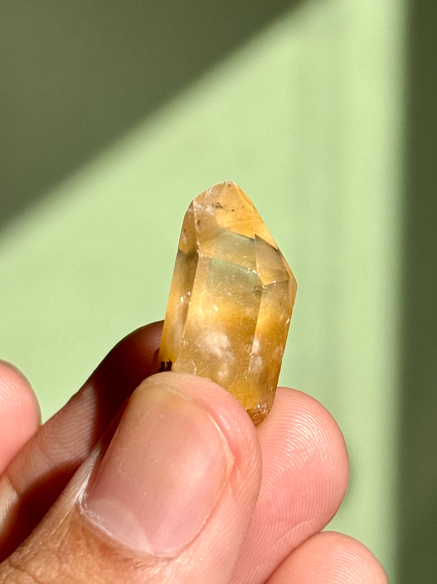 Semi-Polished Himalayan Quartz with Rutile
