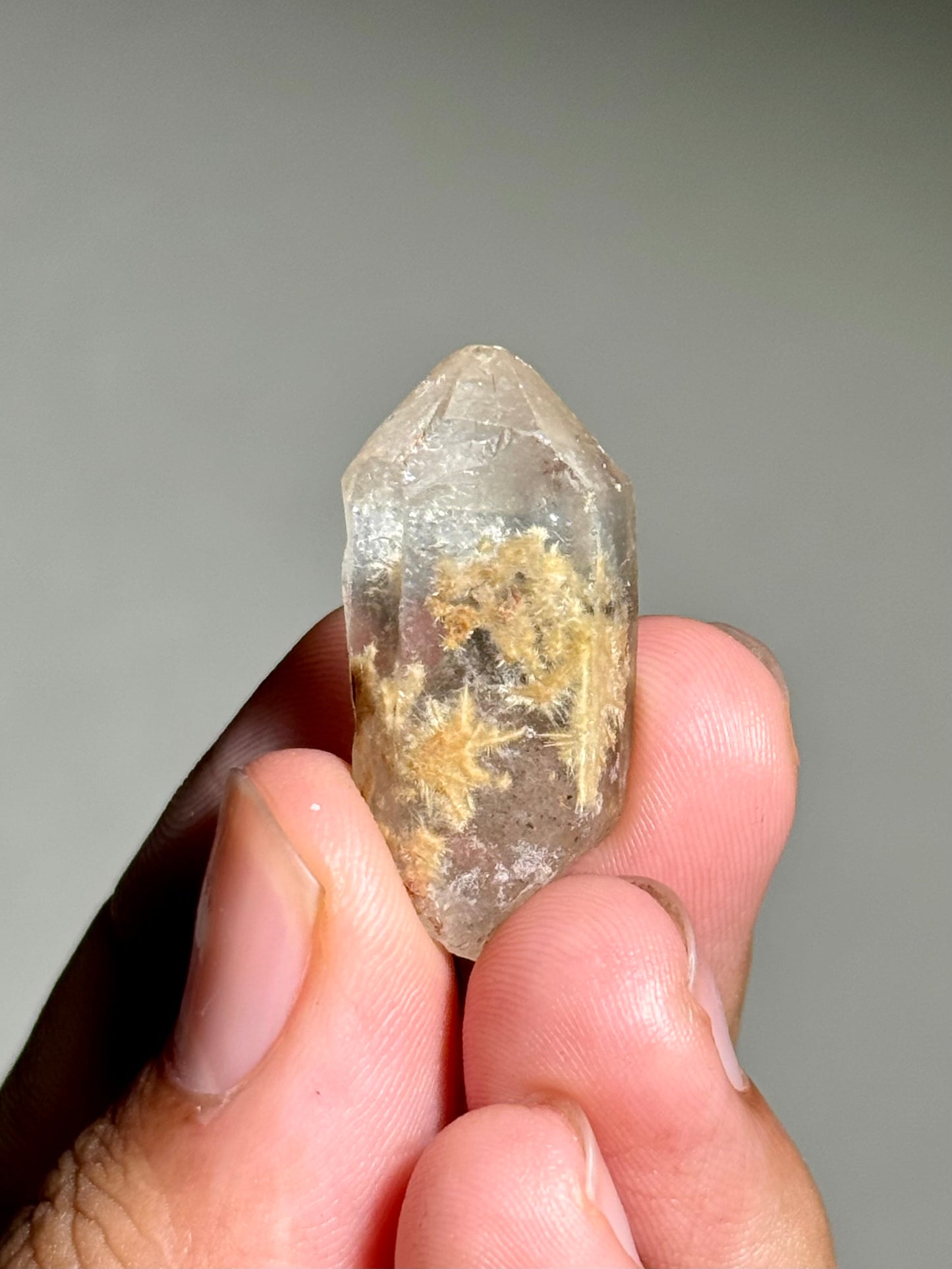 Dandelion Rutile in Quartz
