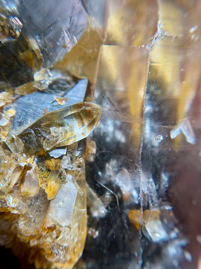 Rutile in Quartz