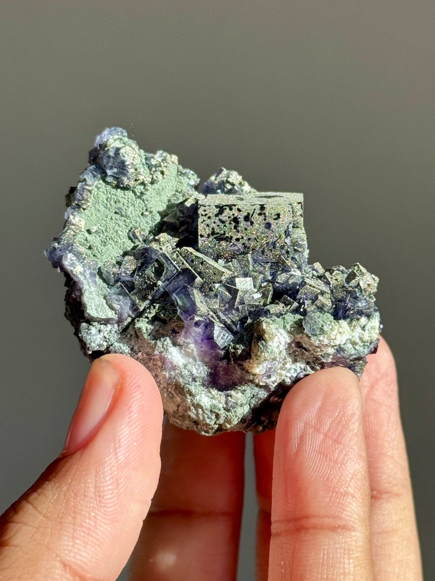 Fluorite & Pyrite