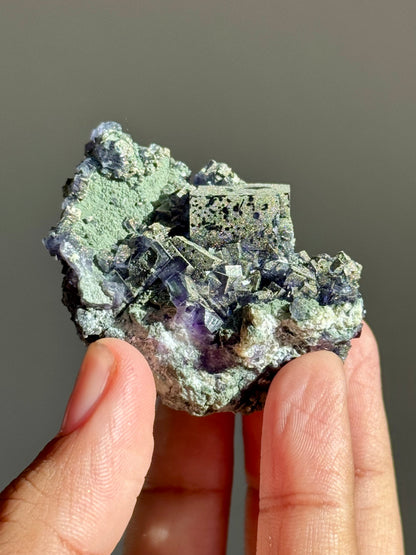 Fluorite & Pyrite