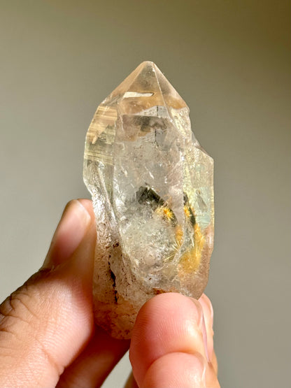 Dandelion Rutile in Quartz