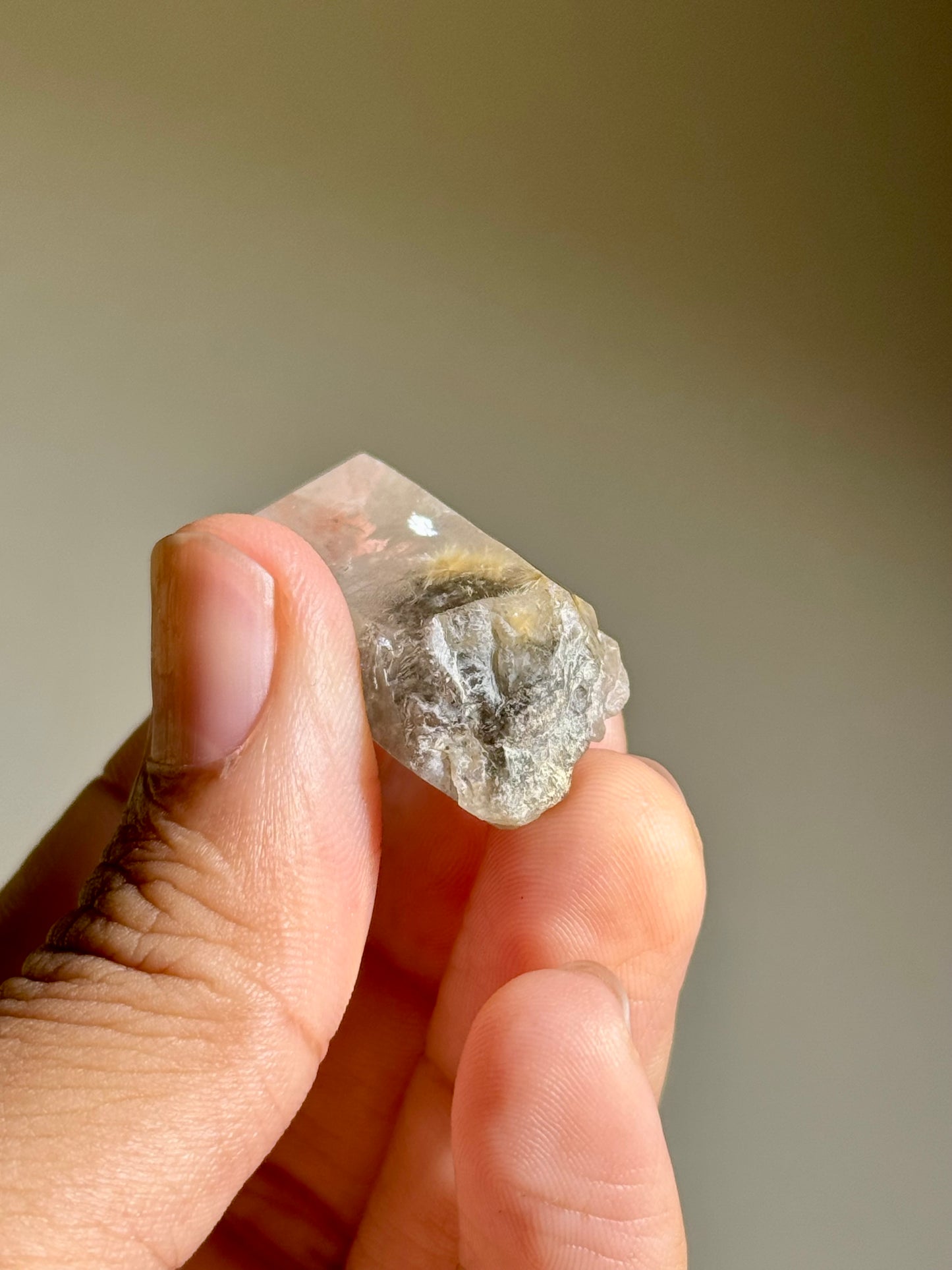 Dandelion Rutile in Quartz