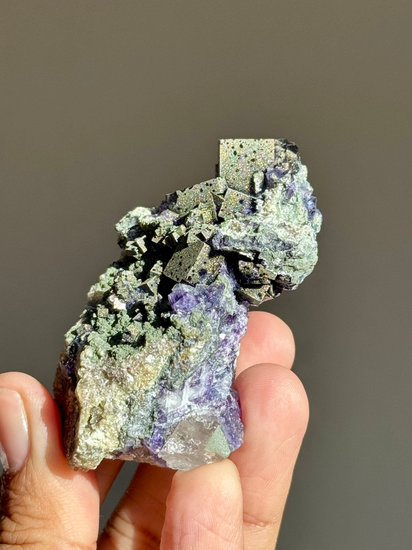 Fluorite & Pyrite