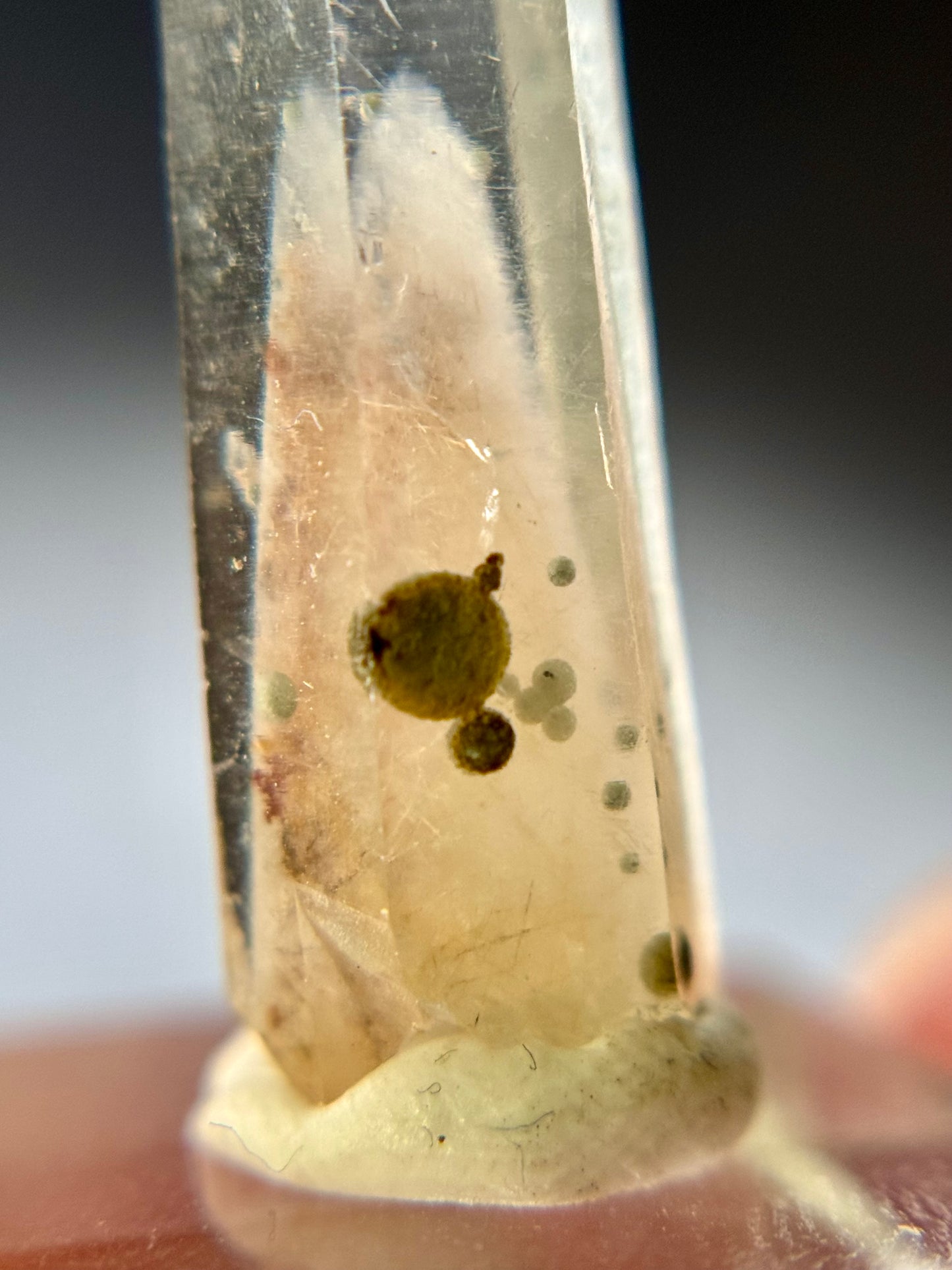 Cookite & Tremolite in Quartz