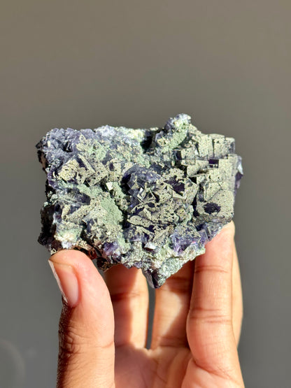 Fluorite & Pyrite