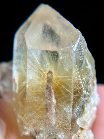 Rutile in Quartz